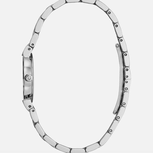 Bulova Diamond Dial Silver Women\'s Watch